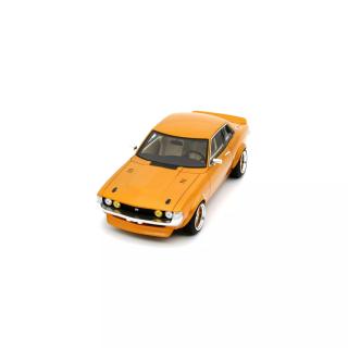 TOYOTA CELICA (RA24) RESTOMOD PEARL ORANGE 2015 OttO mobile 1:18 Resinemodell (Türen, Motorhaube... nicht zu öffnen!)